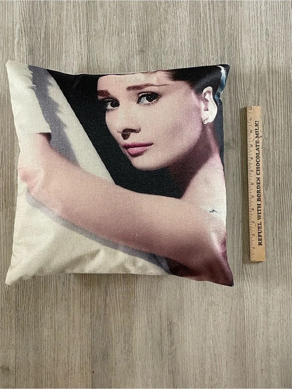(2)Decorative Portrait Accent Pillows - Pink & Black